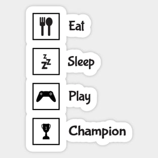 rotation of champion Sticker